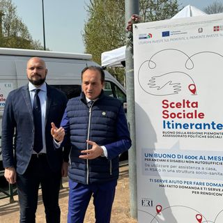 Il presidente Cirio e l'assessore Marrone