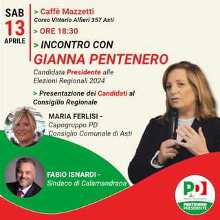 Regionali: sabato ad Asti la candidata presidente del Partito Democratico
