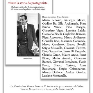 Lunedì 29 aprile si presenta ad Asti il libro &quot;Bruno Ferraris: vivere la vita da protagonista&quot;