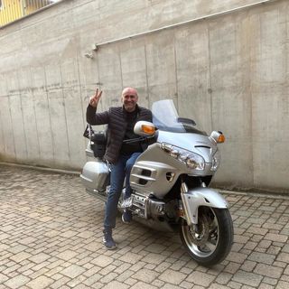 Claudio Giachino a bordo di Pollicina
