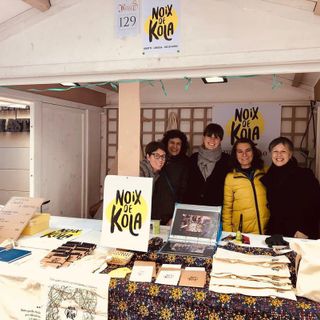 Alcuni volontari di Noix de Kola