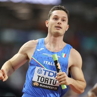 Gli azzurri Filippo Tortu e Samuele Ceccarelli