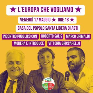 Taccuino elettorale: dopo il Salone del Libro Roberto Salis arriva ad Asti per i candidati di Alleanza Verdi sinistra