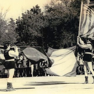 Le foto delle tre edizioni disputate in piazza Alfieri: 1977, 1978, 1979 tratte dal libro &quot;Il Palio degli Sbandieratori&quot; di Efrem Zanchettin e Massimo Mazzetto
