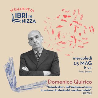 Domenico Quirico porterà la storia dei conflitti nel libro 'Kalashnikov' a Nizza Monferrato