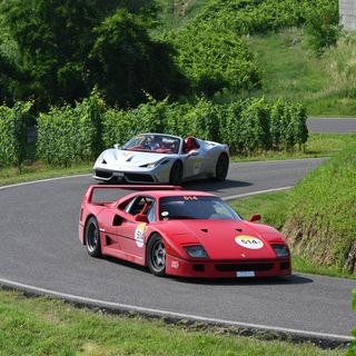 Passerà anche nell'Astigiano la 42esima rievocazione storica 1000 miglia 2024 - Ferrari Tribute