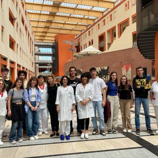 Studenti dello Scientifico in visita all'ospedale