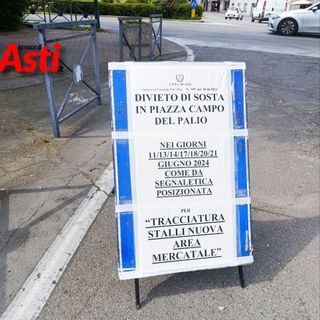 Divieto di sosta in piazza Campo del Palio per tracciatura stalli del nuovo mercato dall'11 al 22 giugno