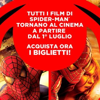 Questa settimana al cinema tornano in sala tutti i film su Spiderman