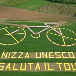 L'omaggio della città di Nizza Monferrato per il passaggio del Tour de France 2024