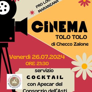 Cinema all'aperto con la pro loco di Maranzana