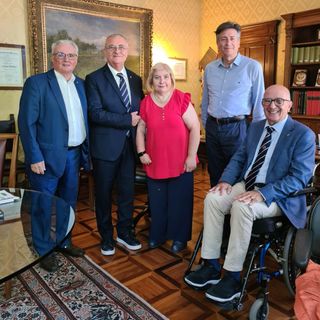 Le delegazioni di Panathlon e Pegaso ricevute dal Prefetto