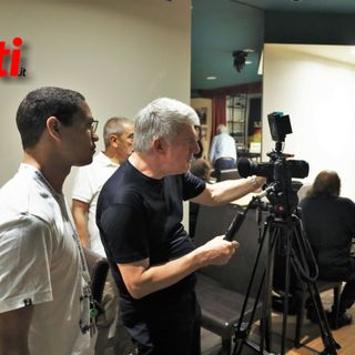 Le riprese del cortometraggio (Merohefoto)