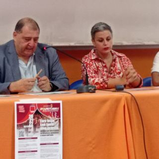 Un immagine della conferenza stampa di presentazione