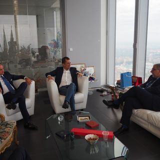 L'incontro tra Alberto Cirio, Marco Gabusi e Fabio Ciciliano