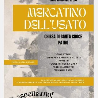 La locandina del mercatino