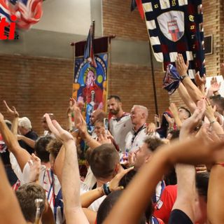 Festeggiamenti in Torretta dopo la vittoria del Palio 2024