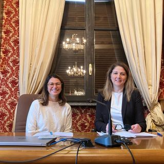 Katia Pelissetti (a sinistra nell'immagine) e Anna Macchia