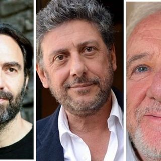 Nel collage fotografico Neri Marcore', Sergio Castellitto e Cochi Ponzoni