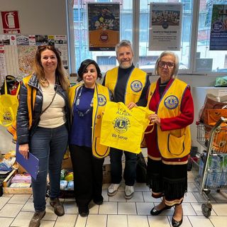 Lions Club Asti Alfieri: raccolta alimentare di successo al Carrefour Express