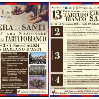 San Damiano propone un fine settimana all'insegna del tartufo bianco