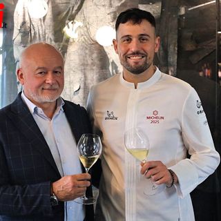 Livio Negro con il resident chef Gialuca Rienzi (MerfePhoto)