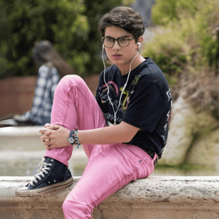 Una scena del film &quot;Il ragazzo dai pantaloni rosa&quot;