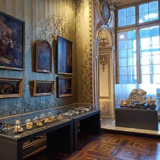 La sala del Gabinetto Cinese di Palazzo Madama