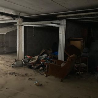 Una foto d'archivio del degrado ai Tetti Blu