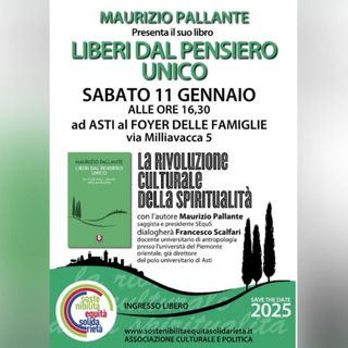 Presentazione astigiana per il nuovo saggio di Maurizio Pallante