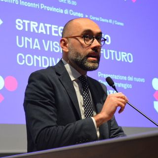 Luca Robaldo, presidente della Provincia di Cuneo e dell'UPI
