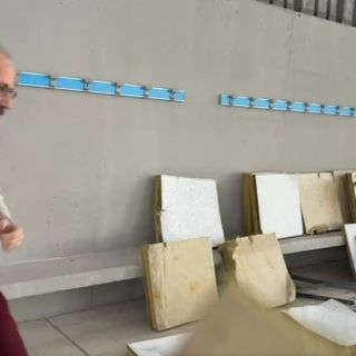 Un frame della "famosa" diretta del sindaco