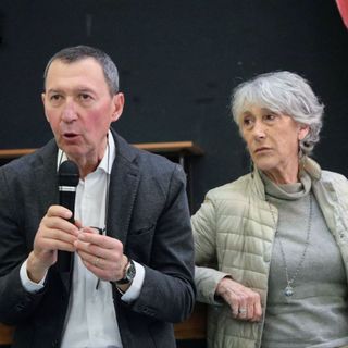 Giuseppe Passarino ritratto in occasione della presentazione, avvenuta nel carcere di Asti, di un libro