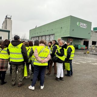 I gruppi in visita al Polo di trattamento rifiuti ad Asti I gruppi in visita al Polo di trattamento rifiuti ad Asti