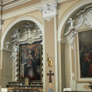 Quadri cacciani nella chiesa di Sant'Antonio