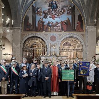 I partecipanti alla cerimonia all’interno della Basilica del Santuario di Crea