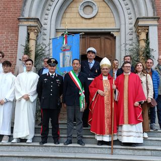 L'apertura della chiesa a Frinco