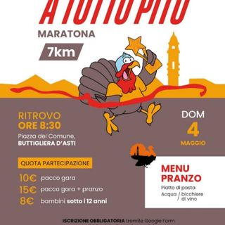 Buttigliera d’Asti, domenica 4 maggio tutti pronti per la corsa “A tutto Pitu”.