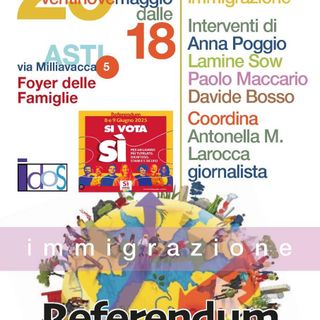Asti ospita la presentazione del Dossier Statistico Immigrazione 2024: un’occasione per fare chiarezza sul fenomeno migratorio