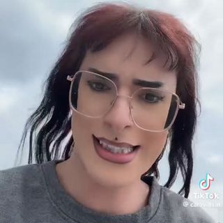 Screenshot tratto da uno dei suoi TikTok sulla vicenda