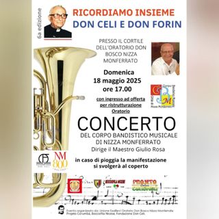 Nizza Monferrato ricorda don Celi e don Forin con un concerto e l'inaugurazione di un parco giochi