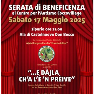 Castelnuovo Don Bosco, uno spettacolo teatrale per aiutare Coccovillage