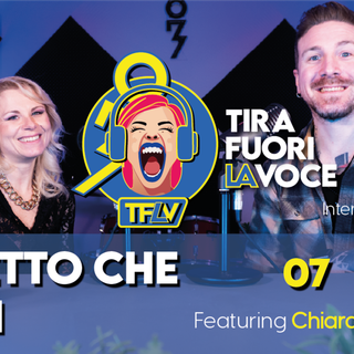 Chiara Ragnini con Marco Malusa in studio