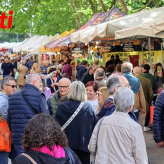Un'immagine (ph. Merfephoto - Efrem Zanchettin) dell'edizione 2025 della Fiera Carolingia