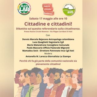 Asti verso il referendum: un dibattito per una cittadinanza più inclusiva