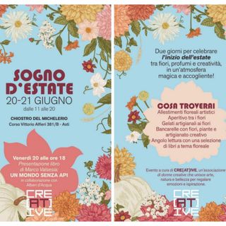 Asti, debutta &quot;Sogno d'estate&quot;: il 20 e 21 giugno il Chiostro del Michelerio si vestirà di magia