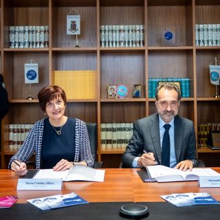 In foto il segretario generale Maria Cristina Alfieri e il questore Alessandro Giuliano