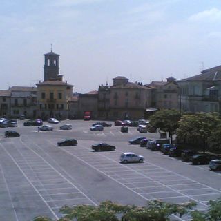 La piazza interessata dagli interventi