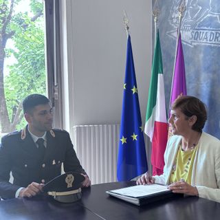 Il commissario Camardella a colloquio con il questore Marina Di Donato