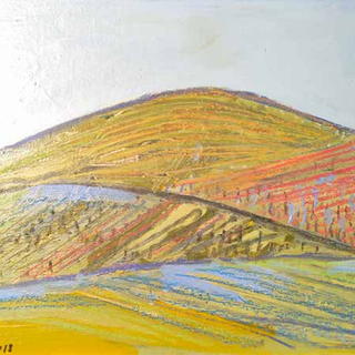 Un'opera realizzata da Corino nel 2018